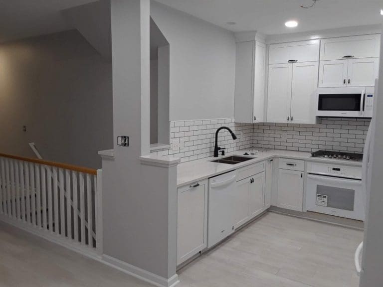 Kitchen cabinets after