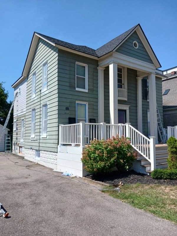 Exterior before paint