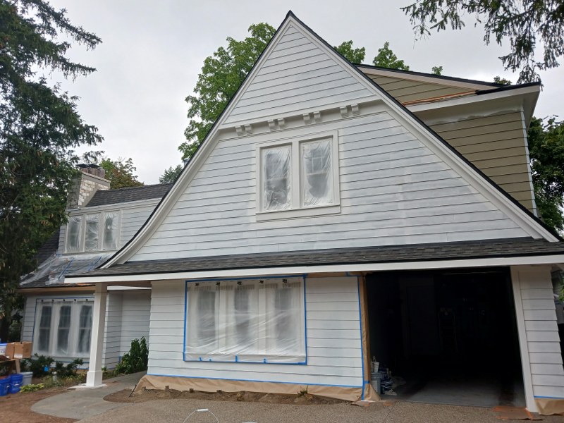 Exterior before paint