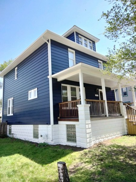 Exterior paint transformation