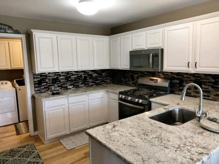 Kitchen cabinets after