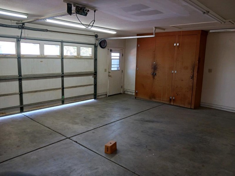 Epoxy floor before
