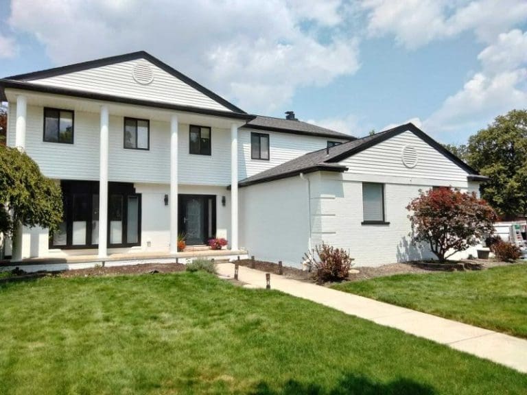 Exterior paint transformation
