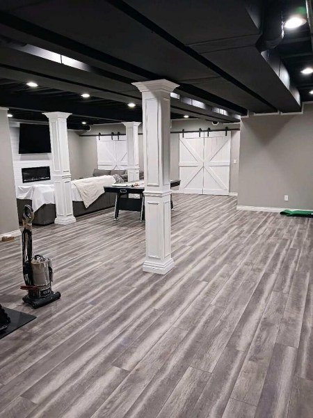 basement paint transformation