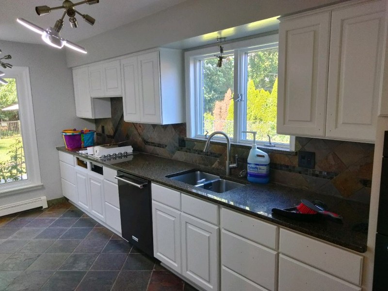 Kitchen cabinets after